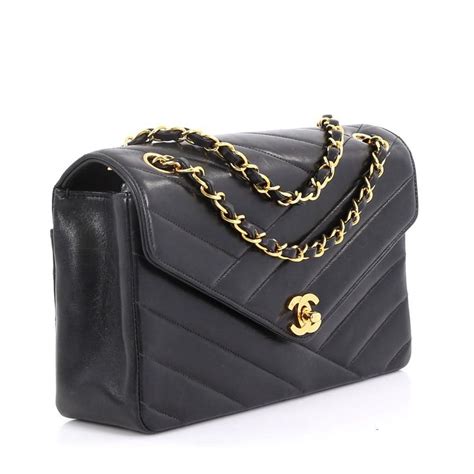 chanel chevron envelope flap bag|chanel quilted flap bag small.